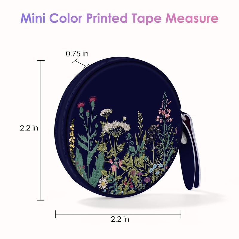 Gerkia Sewing Tape Measure，Colour Printed Small Retractable Soft Measuring Tape for Tailor Cloth Fabric Body Measurements. - Image 2